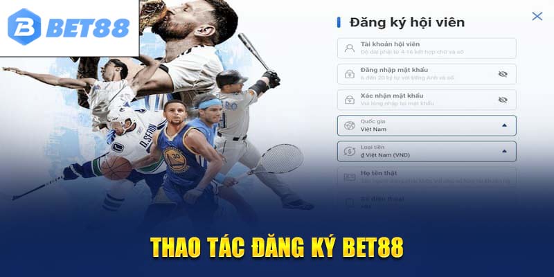 Ấn xác nhận để đăng ký BET88 thành công